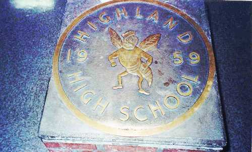 Highland Highschool 1959 Plaque